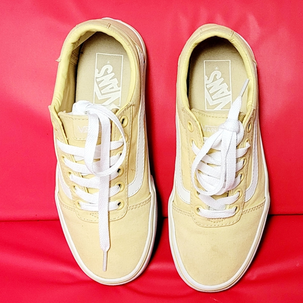 Vans Old Skool Classic Low Yellow Mango Womens Shoes # 500714 size 6 - Picture 7 of 8